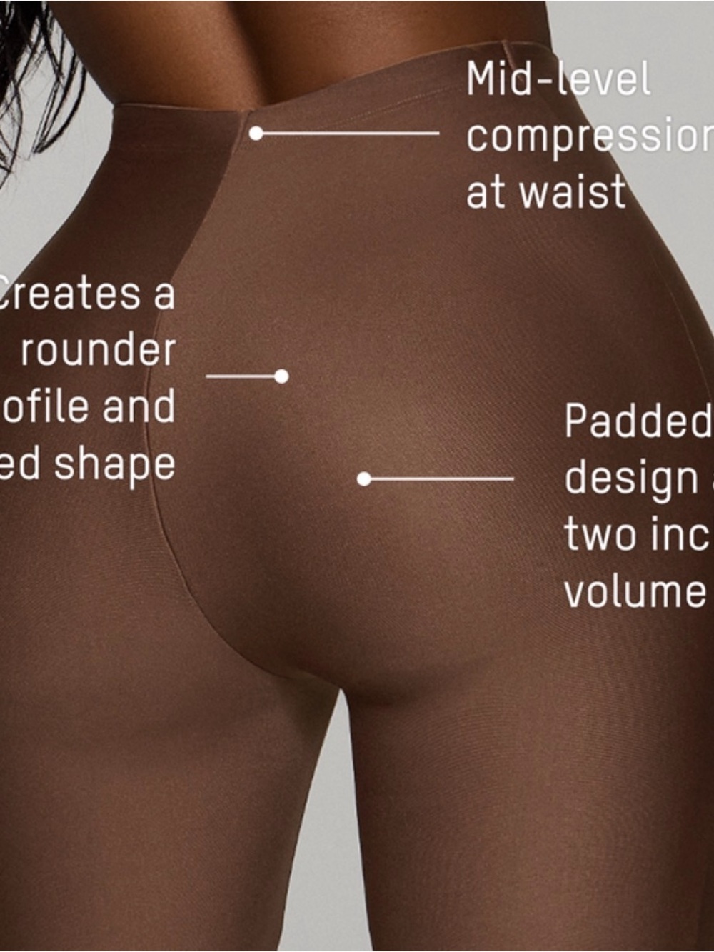 Skims Body Lifting Black BUTT ENHANCING PADDED
LEGGING - Picture 5 of 16